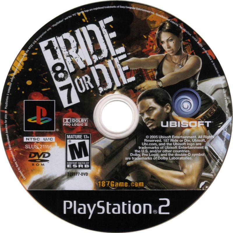 
187: Ride or Die | PlayStation 2 | physical media | Region: North America | source-country=United States | Data by MobyGames.com
