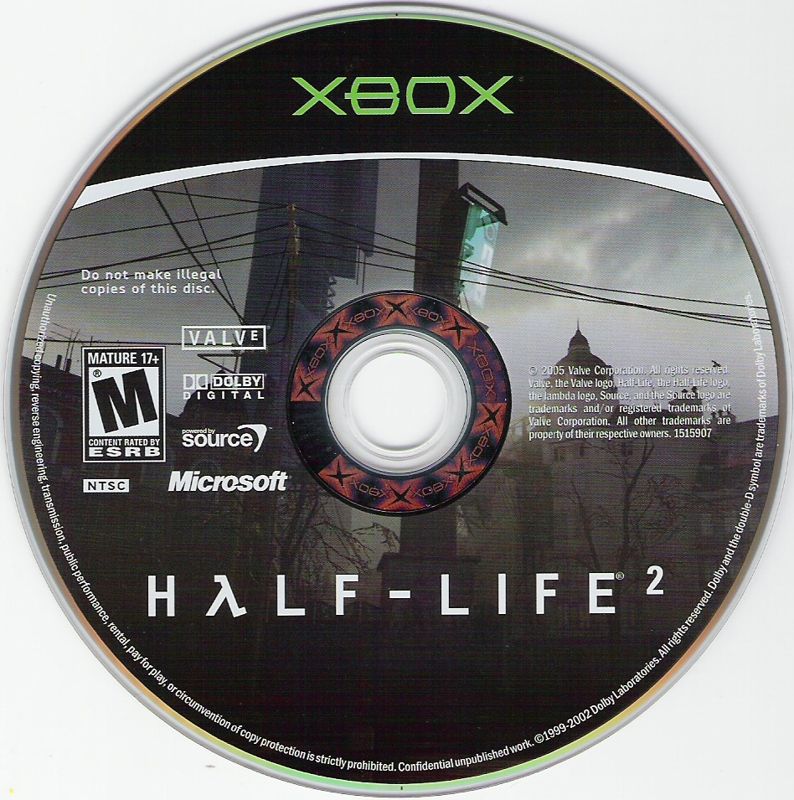 
Half-Life 2 | Xbox | physical media | Region: North America | source-country=United States | Data by MobyGames.com