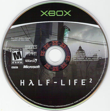 
Half-Life 2 | Xbox | physical media | Region: North America | source-country=United States | Data by MobyGames.com