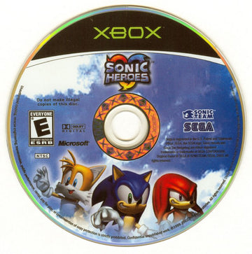 
Sonic Heroes | Xbox | physical media | Data by MobyGames.com