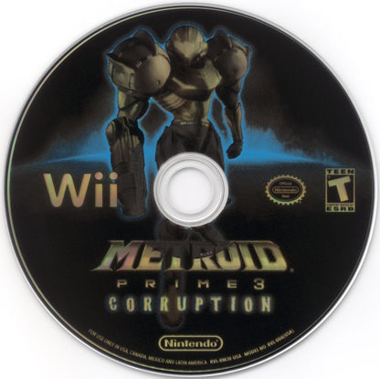 Metroid Prime 3: Corruption | Wii | physical media | region=North America | source-country=Canada,Mexico,Other,United States | zypher-v2 | moby-62e03b0e1e01 | Data by MobyGames.com