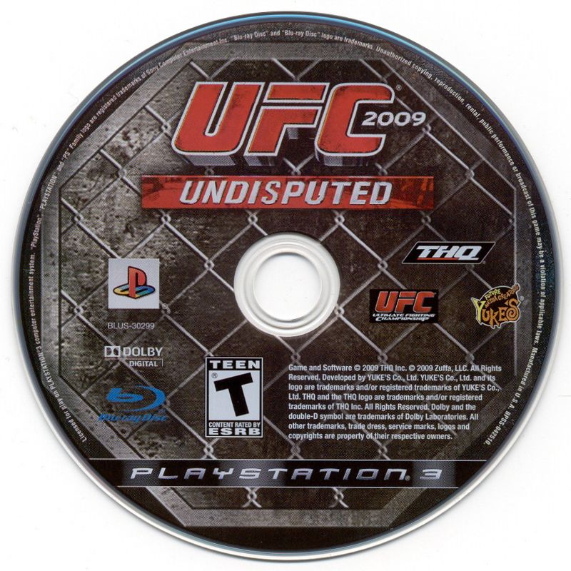 UFC 2009 Undisputed | PlayStation 3 | physical media | Data by MobyGames.com