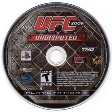 
UFC 2009 Undisputed | PlayStation 3 | physical media | Data by MobyGames.com