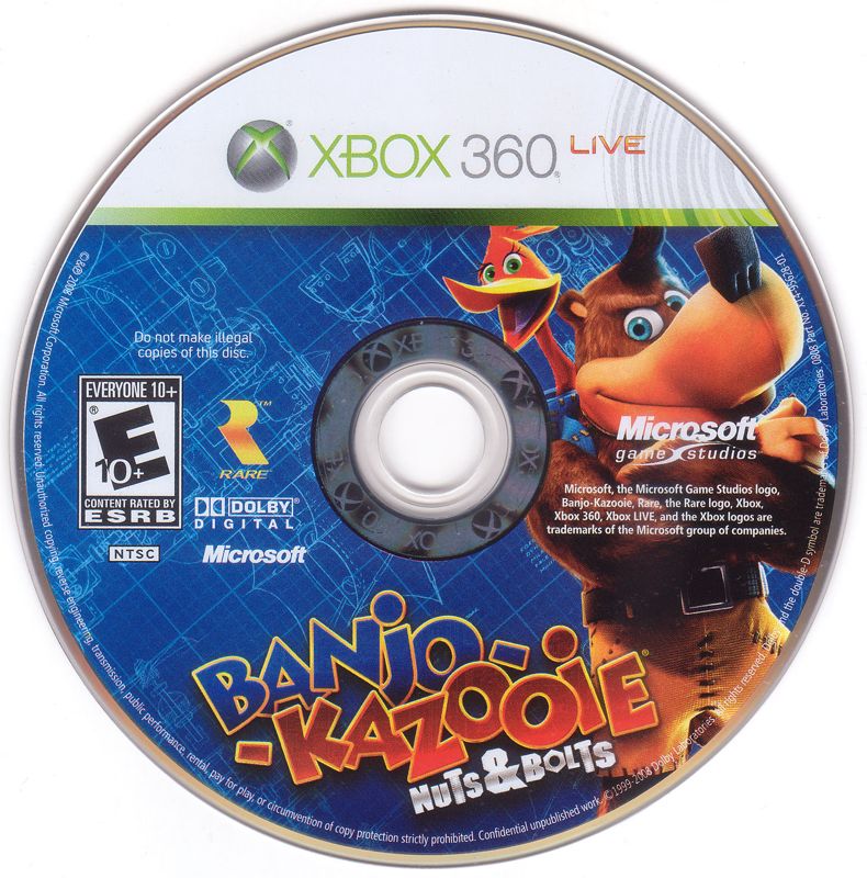 
Banjo-Kazooie: Nuts & Bolts | Xbox 360 | physical media | Data by MobyGames.com