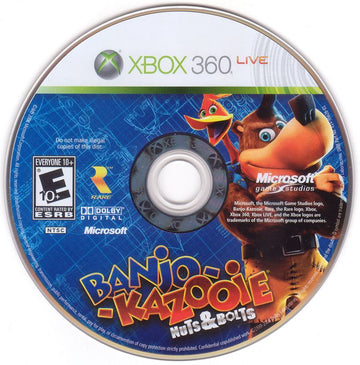 
Banjo-Kazooie: Nuts & Bolts | Xbox 360 | physical media | Data by MobyGames.com