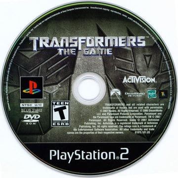 
Transformers: The Game | PlayStation 2 | physical media | Region: North America | source-country=United States | Data by MobyGames.com