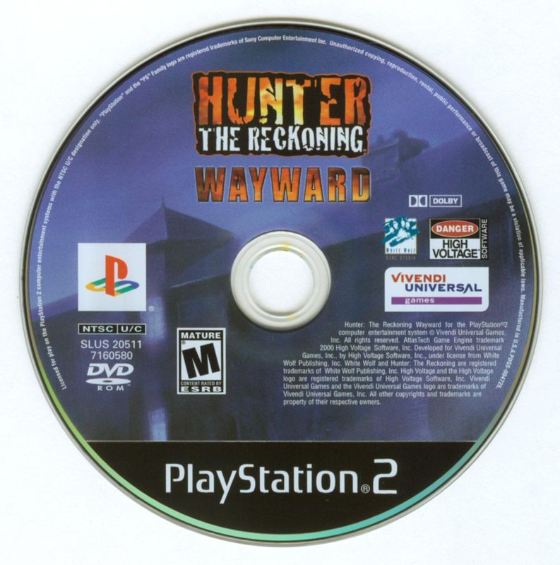 
Hunter: The Reckoning - Wayward | PlayStation 2 | physical media | Data by MobyGames.com