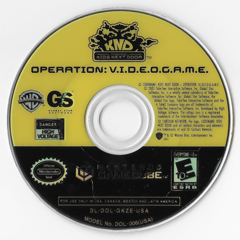 
Codename: Kids Next Door - Operation: V.I.D.E.O.G.A.M.E. | GameCube | physical media | Data by MobyGames.com