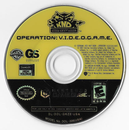
Codename: Kids Next Door - Operation: V.I.D.E.O.G.A.M.E. | GameCube | physical media | Data by MobyGames.com