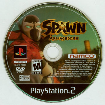 
Spawn: Armageddon | PlayStation 2 | physical media | Region: North America | source-country=Canada,United States | Data by MobyGames.com