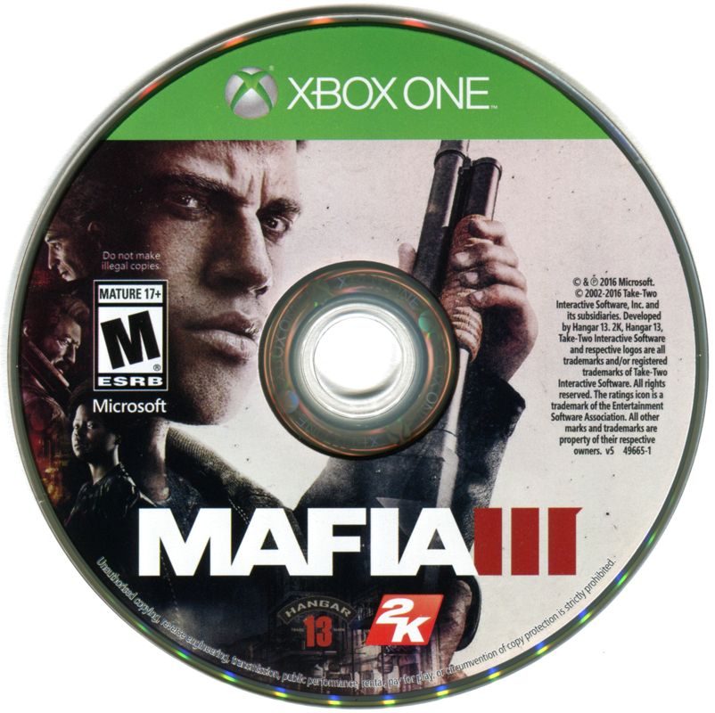 Mafia III | Xbox One | physical media | region=North America | source-country=Canada | zypher-v2 | moby-6f3f6d90a0ea | Data by MobyGames.com