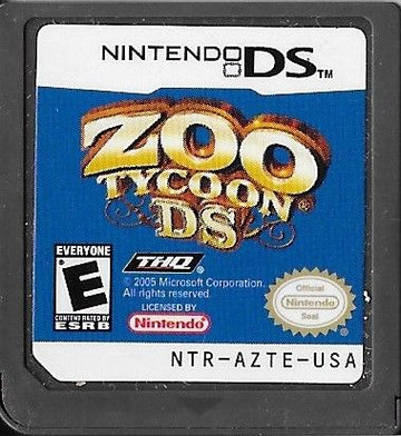 
Zoo Tycoon DS | Nintendo DS | game disc 1 of 1 | Data by MobyGames.com