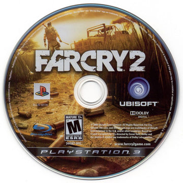 
Far Cry 2 | PlayStation 3 | physical media | Region: North America | source-country=Canada,Mexico,United States | Data by MobyGames.com