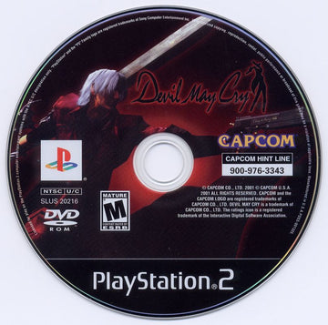 
Devil May Cry | PlayStation 2 | physical media | Region: North America | source-country=Canada,United States | Data by MobyGames.com