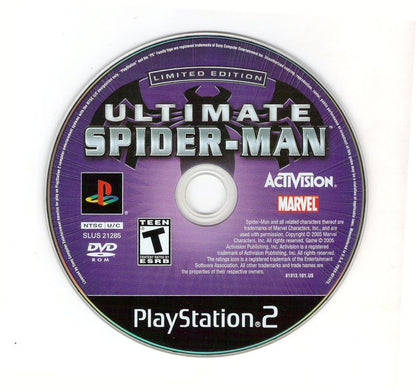 Ultimate Spider-Man (Limited Edition) | PlayStation 2 | physical media | region=North America | source-country=Canada,United States | zypher-v2 | moby-c4b83de4d4f6 | Data by MobyGames.com