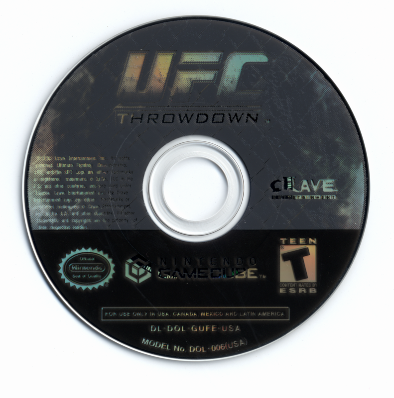 UFC: Throwdown | GameCube | physical media | Data by MobyGames.com