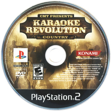 
CMT Presents: Karaoke Revolution - Country | PlayStation 2 | physical media | Data by MobyGames.com