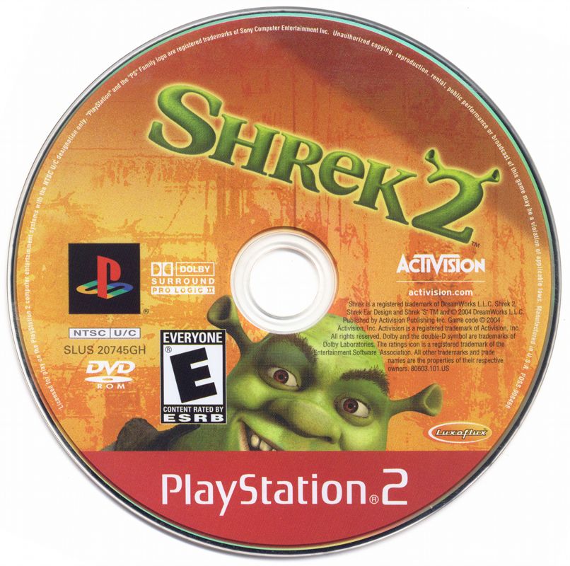 
Shrek 2 | PlayStation 2 | physical media | Region: North America | source-country=United States | Data by MobyGames.com