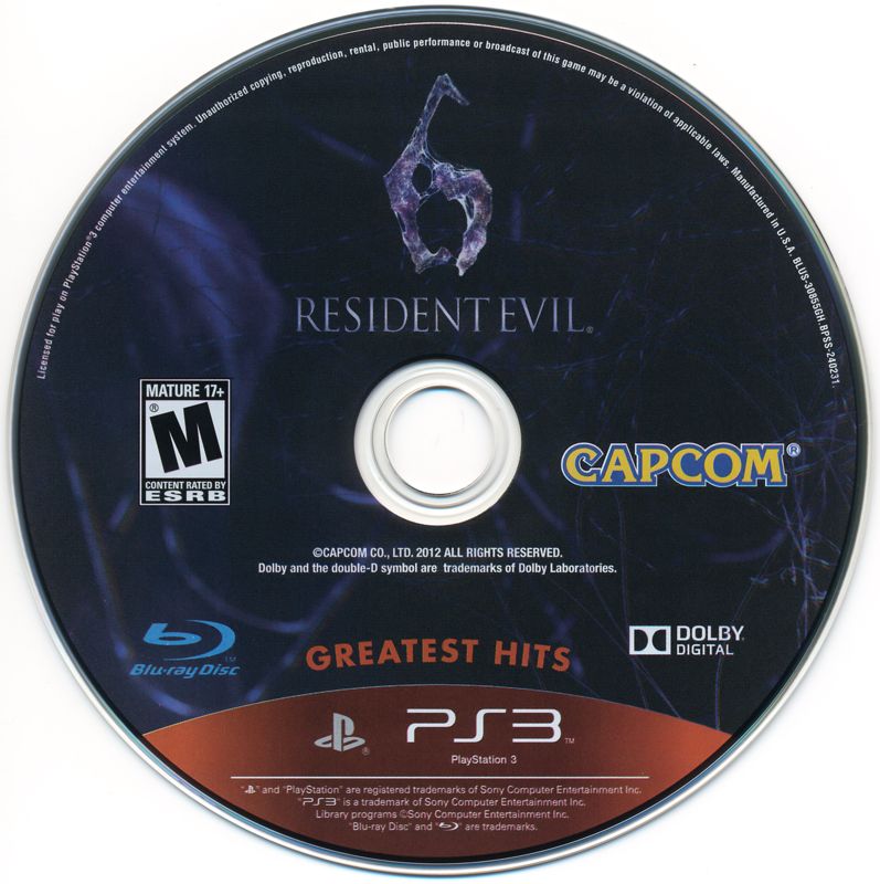 Resident Evil 6 | PlayStation 3 | physical media | region=North America | source-country=United States | zypher-v2 | moby-858e9a3cee68 | Data by MobyGames.com