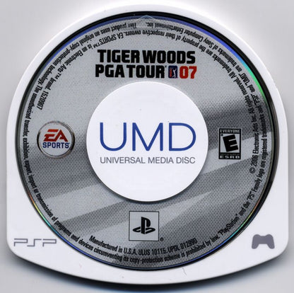 Tiger Woods PGA Tour 07 | PSP | physical media | region=North America | source-country=United States | zypher-v2 | moby-bf231cf43056 | Data by MobyGames.com