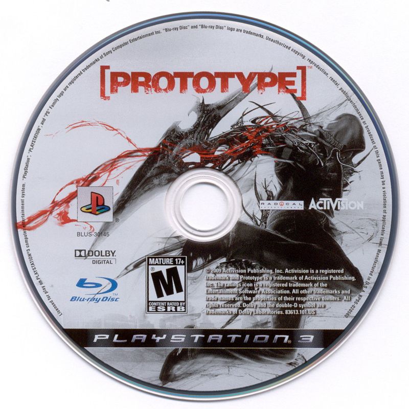 
Prototype | PlayStation 3 | physical media | Data by MobyGames.com