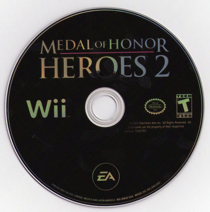 Medal of Honor: Heroes 2 | Wii | physical media | region=North America | source-country=United States | zypher-v2 | moby-f35fdecce71c | Data by MobyGames.com