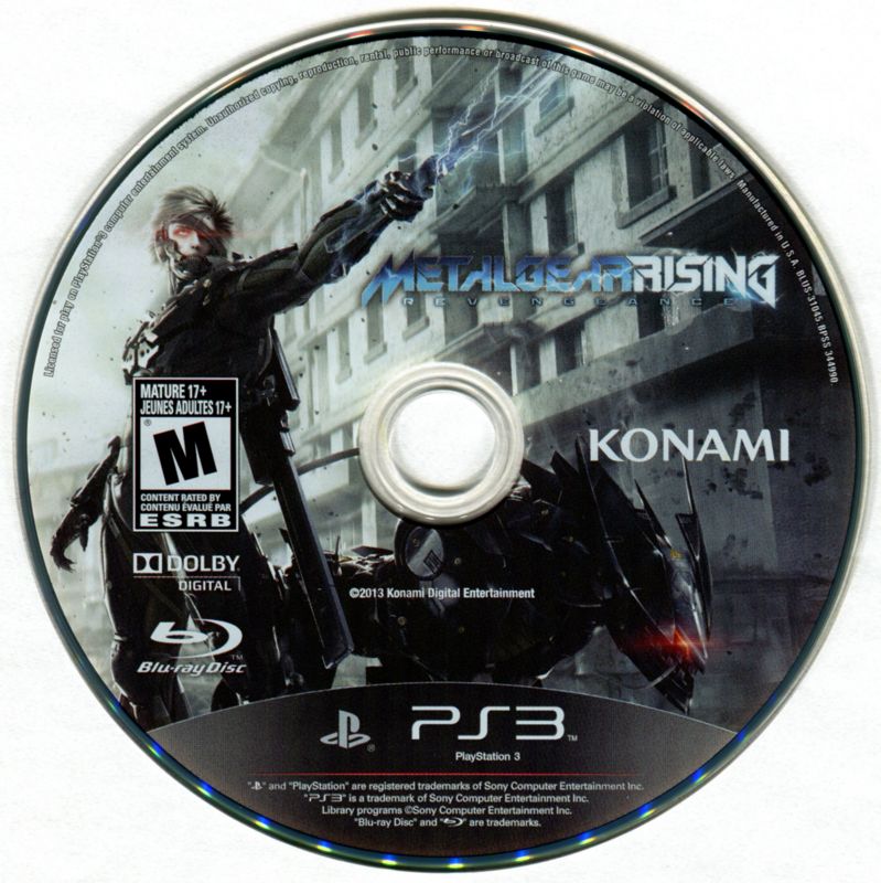 Metal Gear Rising: Revengeance | PlayStation 3 | physical media | region=North America | source-country=Canada,Mexico,United States | zypher-v2 | moby-cb9b489601b0 | Data by MobyGames.com
