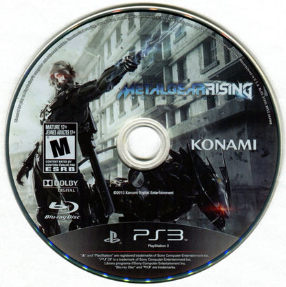 Metal Gear Rising: Revengeance | PlayStation 3 | physical media | region=North America | source-country=Canada,Mexico,United States | zypher-v2 | moby-cb9b489601b0 | Data by MobyGames.com