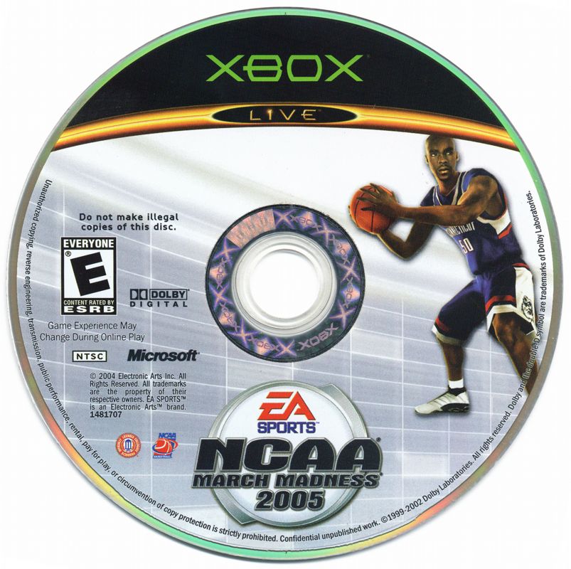 
NCAA March Madness 2005 | Xbox | game disc 1 of 1 | Data by MobyGames.com