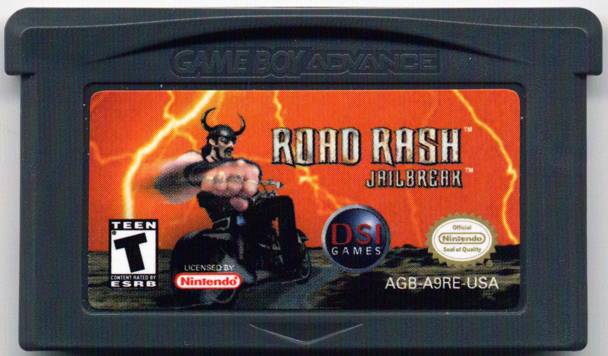 Road Rash: Jailbreak | Game Boy Advance | physical media | region=North America | source-country=United States | zypher-v2 | moby-6d3ae183eb93 | Data by MobyGames.com