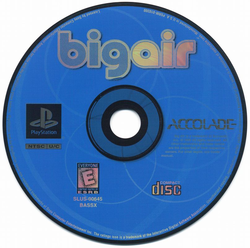 Big Air | PlayStation | physical media | region=North America | source-country=United States | zypher-v2 | moby-c623b2e89d6a | Data by MobyGames.com