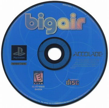Big Air | PlayStation | physical media | region=North America | source-country=United States | zypher-v2 | moby-c623b2e89d6a | Data by MobyGames.com