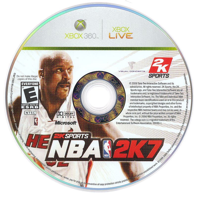 NBA 2K7 | Xbox 360 | physical media | region=North America | source-country=United States | zypher-v2 | moby-833fbadcdf6e | Data by MobyGames.com