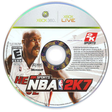 NBA 2K7 | Xbox 360 | physical media | region=North America | source-country=United States | zypher-v2 | moby-833fbadcdf6e | Data by MobyGames.com