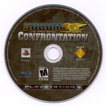 SOCOM: U.S. Navy SEALs - Confrontation | PlayStation 3 | physical media | region=North America | source-country=United States | zypher-v2 | moby-bb9f4ad303aa | Data by MobyGames.com