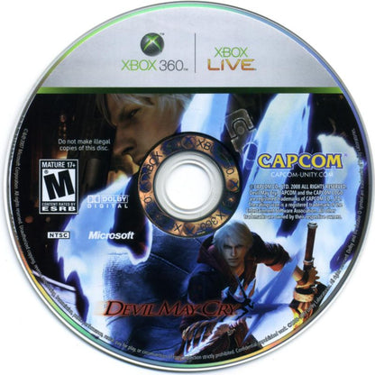 Devil May Cry 4 | Xbox 360 | physical media | region=North America | source-country=United States | zypher-v2 | moby-22f54683f55e | Data by MobyGames.com