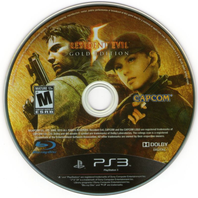 Resident Evil 5: Gold Edition | PlayStation 3 | physical media | Region: North America | source-country=United States | Data by MobyGames.com