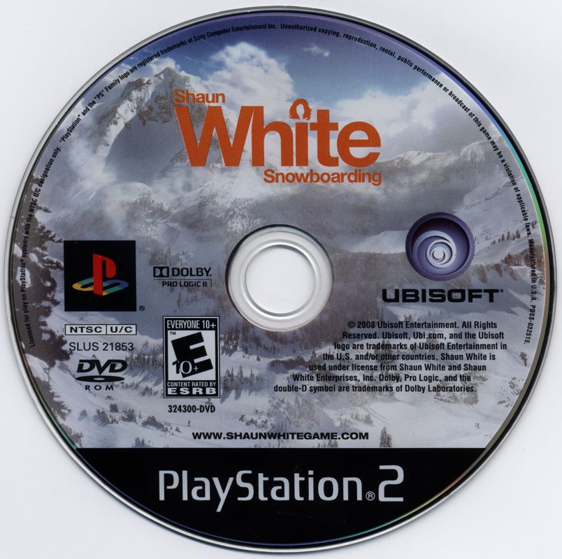 
Shaun White Snowboarding | PlayStation 2 | physical media | Region: North America | source-country=United States | Data by MobyGames.com