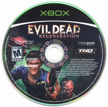 
Evil Dead: Regeneration | Xbox | physical media | Region: North America | source-country=United States | Data by MobyGames.com
