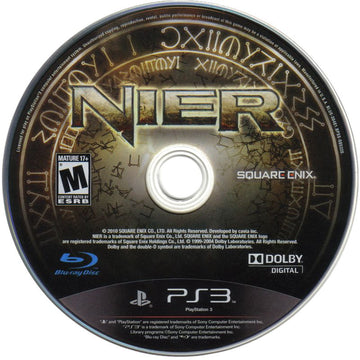 
NieR | PlayStation 3 | physical media | Data by MobyGames.com