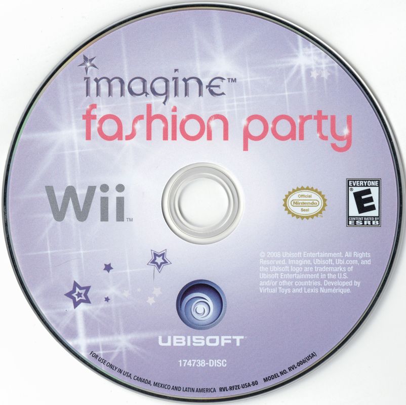 Imagine: Fashion Party | Wii | physical media | Data by MobyGames.com