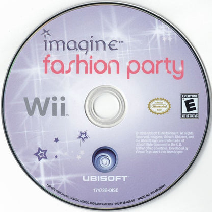 
Imagine: Fashion Party | Wii | physical media | Data by MobyGames.com