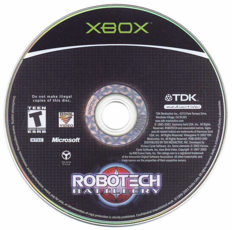 
Robotech: Battlecry | Xbox | physical media | Data by MobyGames.com