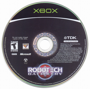 
Robotech: Battlecry | Xbox | physical media | Data by MobyGames.com