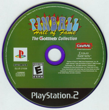 Pinball Hall of Fame: The Gottlieb Collection | PlayStation 2 | physical media | region=North America | source-country=Canada,United States | zypher-v2 | moby-6de5c85f0d3b | Data by MobyGames.com