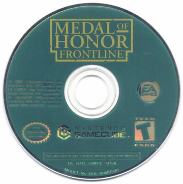 Medal of Honor: Frontline | GameCube | physical media | region=North America | source-country=Canada,United States | zypher-v2 | moby-3a6b3aa896da | Data by MobyGames.com