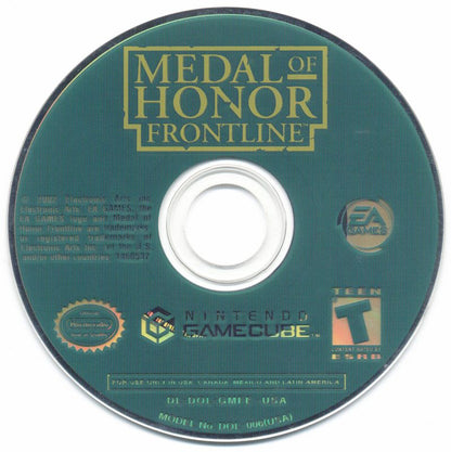 Medal of Honor: Frontline | GameCube | physical media | region=North America | source-country=Canada,United States | zypher-v2 | moby-3a6b3aa896da | Data by MobyGames.com