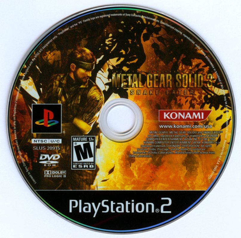 Metal Gear Solid 3: Snake Eater | PlayStation 2 | physical media | Data by MobyGames.com