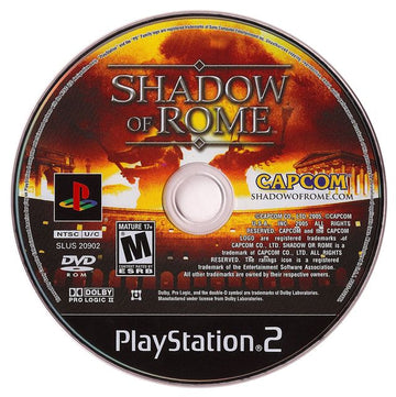 
Shadow of Rome | PlayStation 2 | physical media | Region: North America | source-country=United States | Data by MobyGames.com