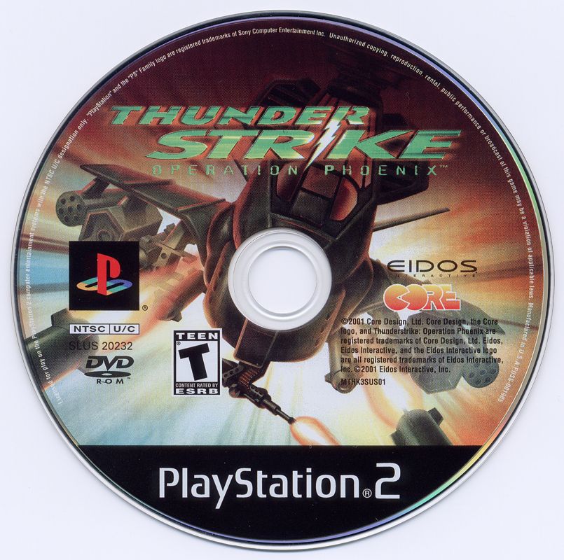 
Thunderstrike: Operation Phoenix | PlayStation 2 | physical media | Data by MobyGames.com